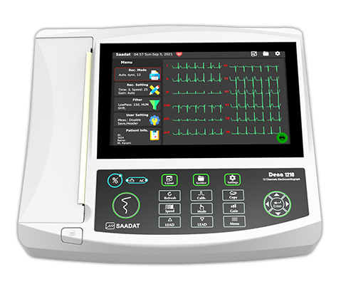 دستگاه الکتروکاردیوگراف دنا 1210 پویندگان راه سعادت (Saadat)