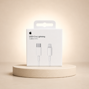کابل شارژ USB-C به لایتنینگ اپل پکدار مدل