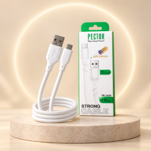 کابل شارژ اورجینال میکرو پکتور PECTOR مدل PX-140 پکدار