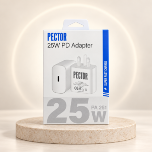 کلگی شارژ اورجینال 25W پکدار پکتور PECTOR مدل PA251